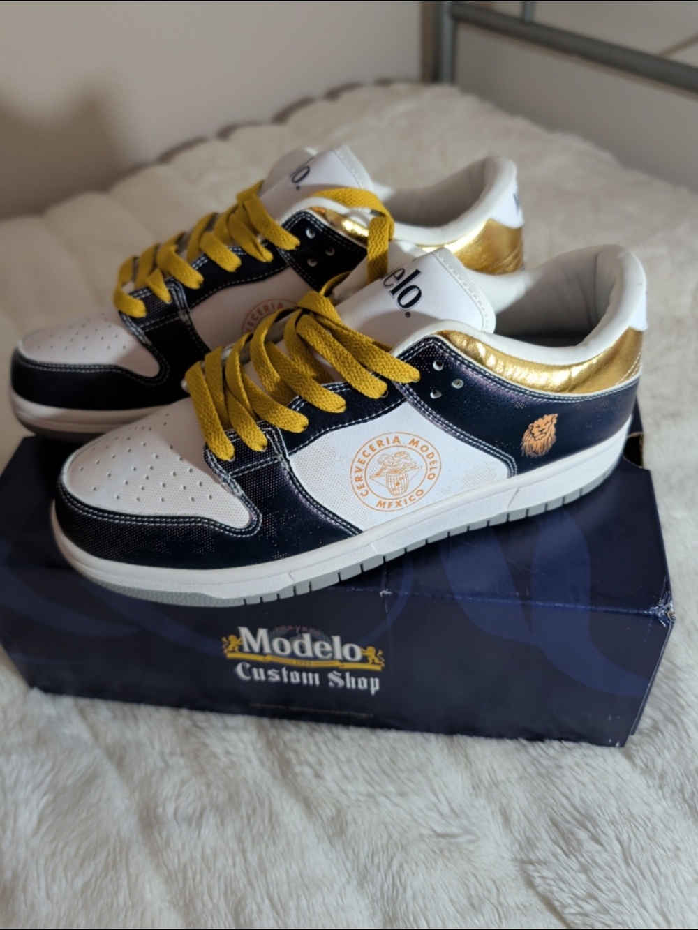 Modelo Custom Shop Beer Shoes 
Womens' Sz 9